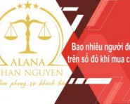 BAO NHIÊU NGƯỜI ĐỨNG TÊN TRÊN SỔ ĐỎ KHI MUA CHUNG ĐẤT