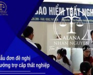 MẪU ĐƠN ĐỀ NGHỊ HƯỞNG TRỢ CẤP THẤT NGHIỆP