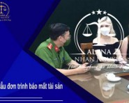 MẪU ĐƠN TRÌNH BÁO MẤT TÀI SẢN CHUẨN