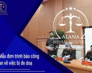 MẪU ĐƠN TRÌNH BÁO CÔNG AN VỀ VIỆC BỊ ĐE DỌA