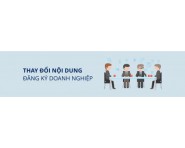 Đăng ký thay đổi nội dung ĐKDN của Tổ chức Khoa học và Công nghệ tự trang trải kinh phí 