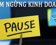 Thông báo về việc tạm ngừng kinh doanh của Tổ chức Khoa học và Công nghệ tự trang trải kinh phí